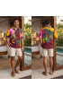 Hand Painted Rayon Shirt Hand Painted Rayon Shirt